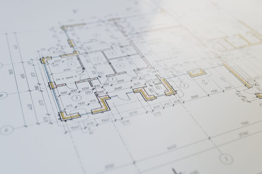 pexels photo 4458205 4458205 High-resolution close-up of an architectural floor plan showcasing design details.